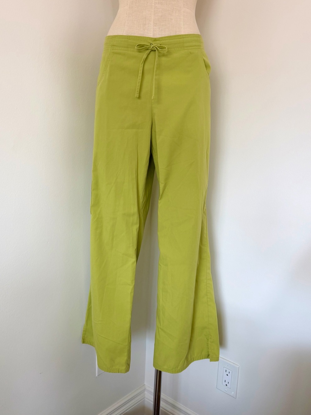 Y2K Baby Phat Lime Green Wide-Leg scrub pants